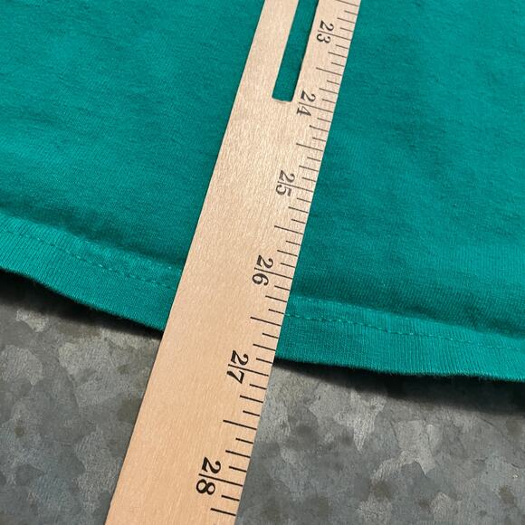 Wavelengths Surf Shop Morro Bay Tee Shirt Mens XL Green Surfing California Beach - Picture 11 of 11